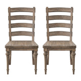 Ladderback Dining Chairs, (Set of 2) - Taupe