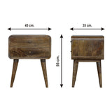 Curved Nightstand