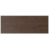 Harper - Low 6 Cube Storage With Drawers - Walnut Brown