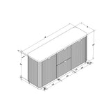 Donnie - Storage Buffet - Natural