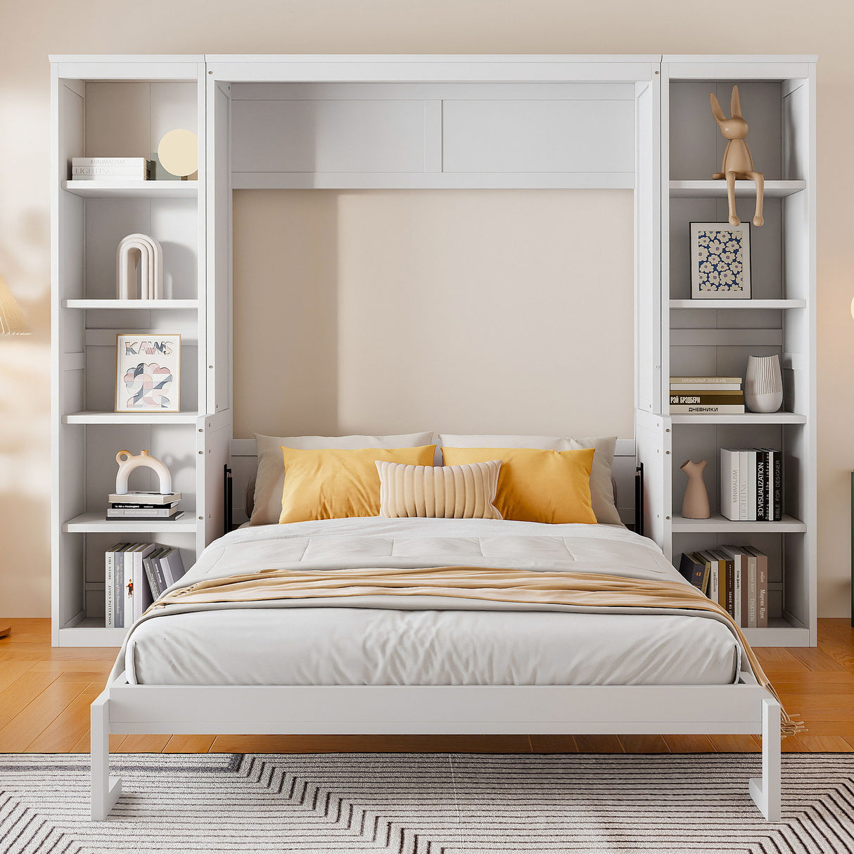 Murphy Bed With Desk And Bookshelf