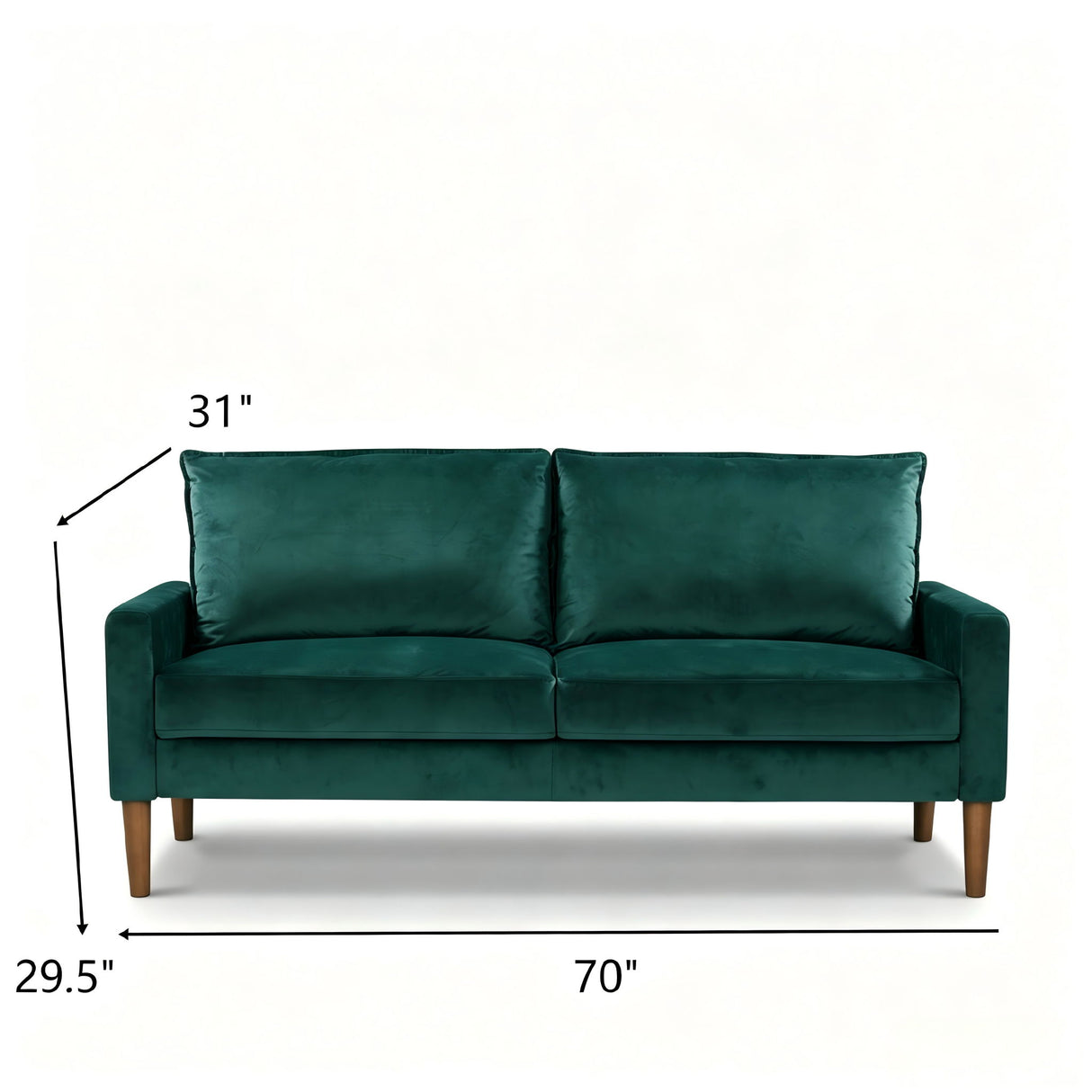 Upholstered Sofa, 3 Seater Couch For Living Room