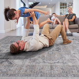 Marfi - 8' X 10' Oriental Area Rug - Ivory / Beige