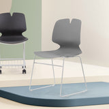 Modern Stacked Office Chairs (Set of 4)