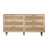 Modern 6 Drawer Storage Cabinet For Bedroom