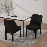 Wide Minimalist Dining Chair