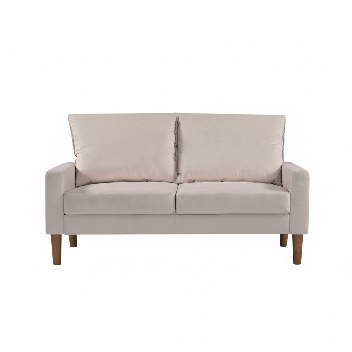Upholstered Loveseat Sofa, 2 Seater Couch For Living Room Apartment