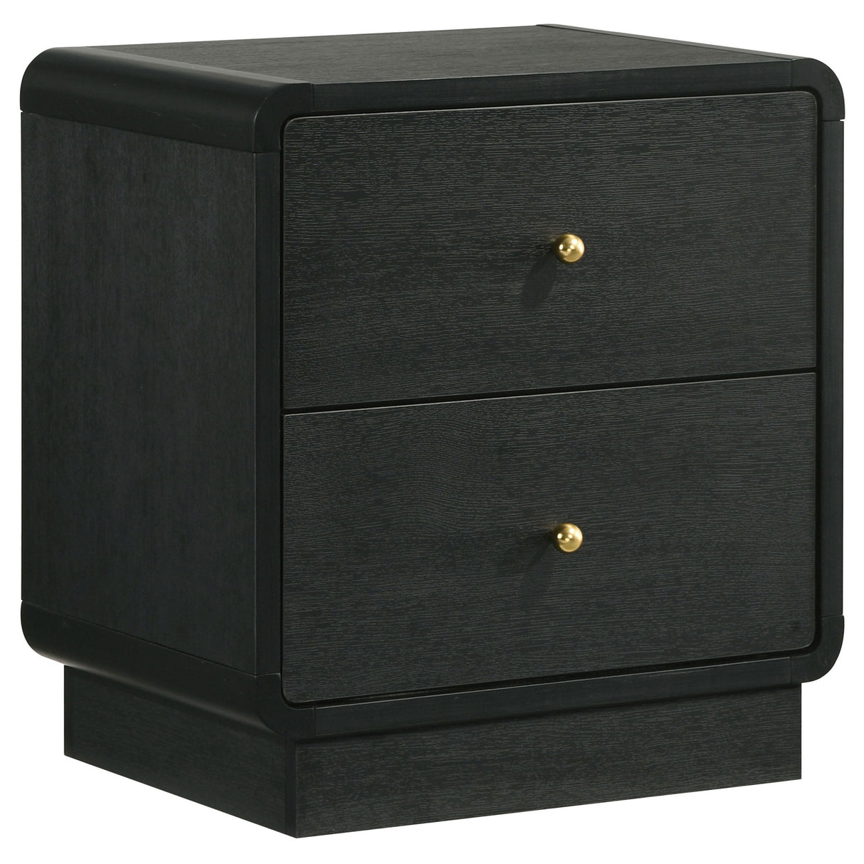 Burton - 2 Drawer Nightstand - Black