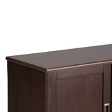 Draper - Low Storage Cabinet - Medium Auburn Brown