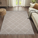 Guros - 6' X 9' Trellis Indoor / Outdoor Area Rug - Ivory
