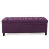 Juliana - Storage Ottoman With Birch Legs