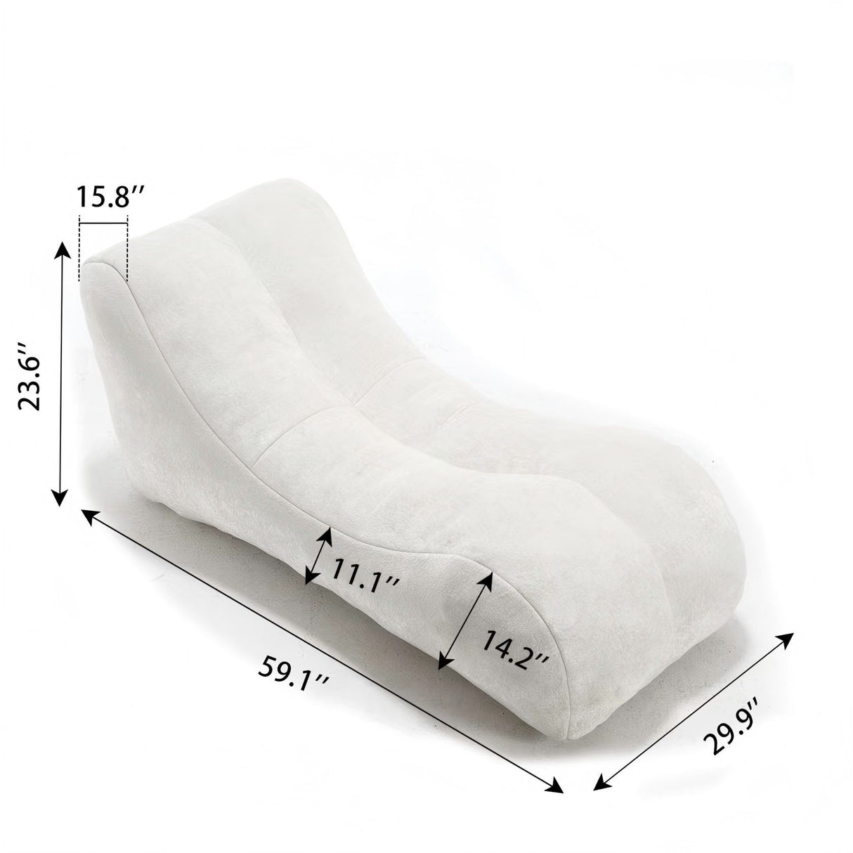 Creative Bean Bag Sofa Chair With High Quality Sponge Filling