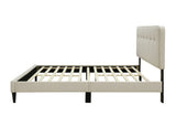 Upholstered Bed Compact With USB