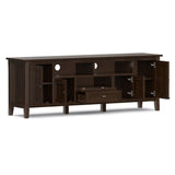 Warm Shaker - TV Media Stand Handcrafted - Tobacco Brown