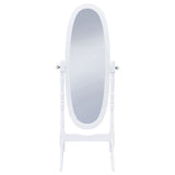 Dunne - Cheval Mirror With Oval Frame
