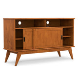 Draper - Handcrafted Mid Century Low TV Media Stand