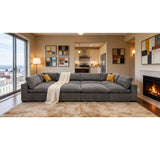 Custom Configuration Modular Sectional & Toss Pillows