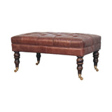 Buffalo - Ottoman With Castor Legs