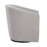 Oaklynn - Barrel Style Swivel Accent Chair