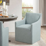 Traditional Skirted Dining Arm Chair