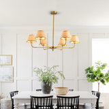 6 Lamp Chandelier - Golden
