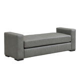 Ottoman With Unique Armrest Design For Living Spaces