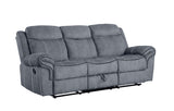 Zubaida - Two Tone 3 Piece Recliner Living Room Set