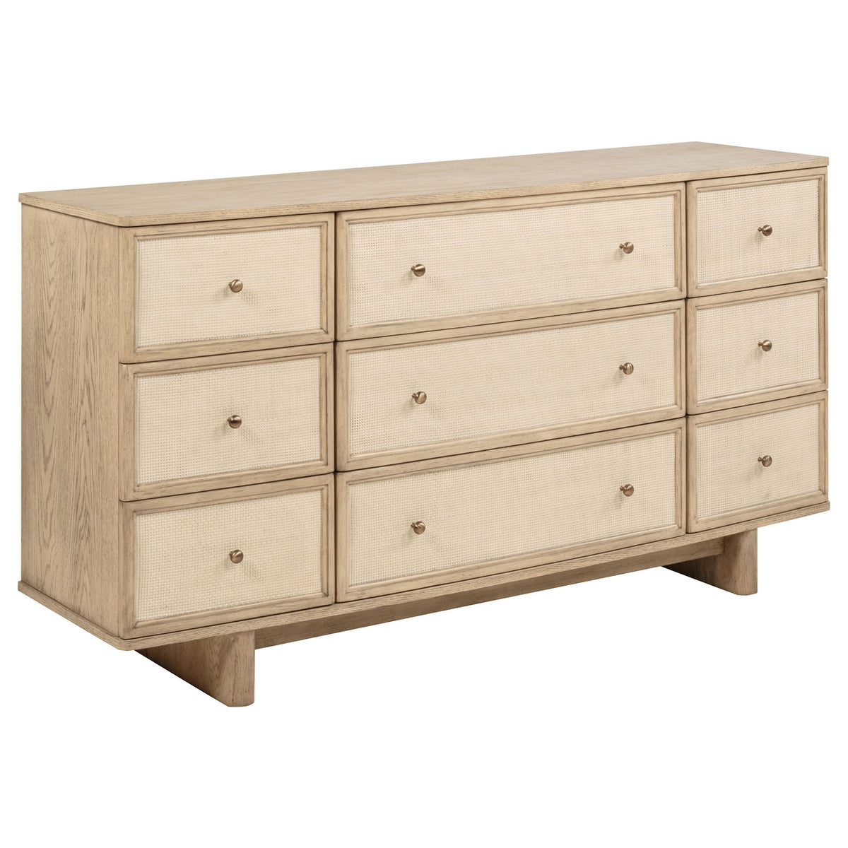 Kimpton - 9 Drawer Dresser Cabinet - Beige