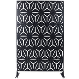 Outdoor & Indoor Metal Privacy Screen, Freestanding Decorative Panels