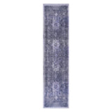 Maval - 2'6'' X 10' Washable Runner Rug - Anthracite