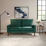 Upholstered Loveseat Sofa, 2 Seater Couch For Living Room Apartment