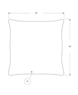 Pillows, Square, Insert Included, Decorative Throw, Hypoallergenic, Modern