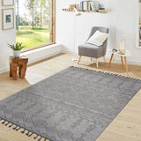 Guros - 6' X 9' Traditional Indoor / Outdoor Area Rug - White