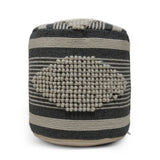 Diamond - Handcrafted Cylindrical Pouf