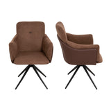 Swivel Home Office Desk Chairs With Arm (Set of 2)