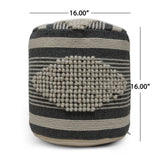 Diamond - Handcrafted Cylindrical Pouf
