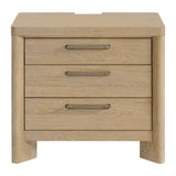 3 Drawer Nightstand - Tan
