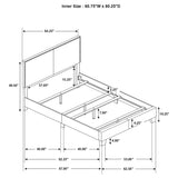 Ivory - Bed With Nailhead Trim