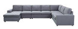 Hayden - 7 Seat Reversible Modular Sectional Sofa Chaise