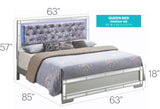 Madison - Upholstered Bed With LED
