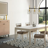 Rope Back Chair - Beige / Carmel