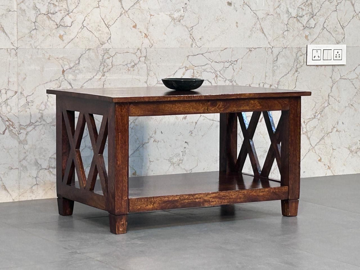 Belmont - X Frame Coffee Table - Brown